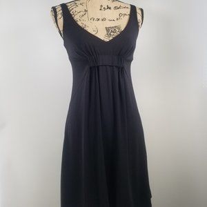 Cabi Black Gathered Empire Waist Dress #574